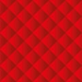 Seamless red padded upholstery vector pattern texture