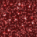 Seamless red sequined texture Royalty Free Stock Photo