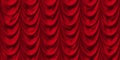 Seamless red theater curtains background perfect promotion backdrop Royalty Free Stock Photo