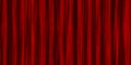 Seamless red theater curtains or drapes performance or presentation backdrop Royalty Free Stock Photo