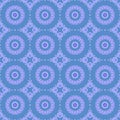 Seamless regular circles pattern blue purple