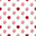 Seamless regular creative Christmas pattern with New Year decorations. xmas Modern Seamless pattern made from christmas