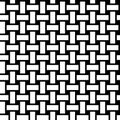 Seamless regular rectangles pattern black and white coloring page