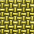 Seamless relief 3d metal pattern of gold bars with the brushed edges