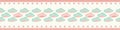 Sweet seamless repeat border of pastel clouds and stars. A border ideal for younger children and babies.