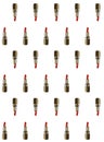 Seamless repeat pattern of a design made with lipstick