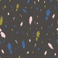 Spatter and dots pattern design, vector illustration background Royalty Free Stock Photo