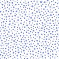 Seamless repeat pattern with ditsy little periwinkle purple very peri stars