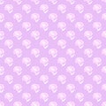 Seamless repeat pattern of white flowers Royalty Free Stock Photo