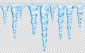 Seamless repeatable icicles