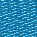 Seamless repeating background from abstract sea waves Royalty Free Stock Photo