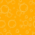 Seamless repeating background from different sized bubbles