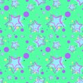 Seamless repeating background from stars Royalty Free Stock Photo