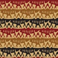 Seamless repeating ethnic pattern Royalty Free Stock Photo