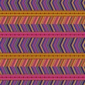 Seamless repeating ethnic pattern Royalty Free Stock Photo
