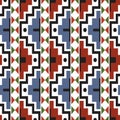 Seamless repeating ethnic pattern Royalty Free Stock Photo
