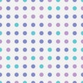 Seamless repeating pattern abstarct bright colorful circles shape on transparent background. Modern geometric vintage art. Fun Royalty Free Stock Photo