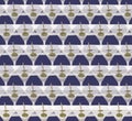 Seamless repeating pattern of cocktail glasses
