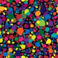 Seamless repeating pattern of color spots