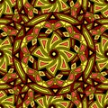 Seamless repeating pattern consisting of colored mandal Royalty Free Stock Photo