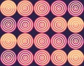 Seamless repeating pattern of cricles