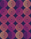 Seamless repeating pattern of cricles