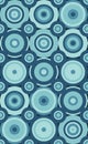 Seamless repeating pattern of cricles
