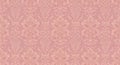 Elegant Pink Damask Pattern Royalty Free Stock Photo