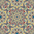 Seamless repeating pattern from the mandala Royalty Free Stock Photo