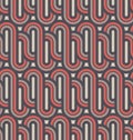 Seamless repeating pattern. Striped wavy lines in retro style design. Abstract geometric background with vintage colors. Royalty Free Stock Photo