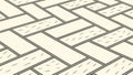 Seamless Repeating Pattern of Traditional Brick Paver Walkway Texture, vector design Generative AI Royalty Free Stock Photo