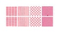 Seamless Repeating Pink and Red Stripes Pattern, vector design Generative AI Royalty Free Stock Photo