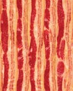 Seamless Repeating Strips of Bacon Royalty Free Stock Photo