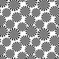 Seamless retro black pattern