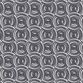 Seamless retro circles pattern. Graphic is clean for fabric, wallpaper, printing. Royalty Free Stock Photo