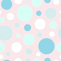 Seamless retro circles pattern Royalty Free Stock Photo