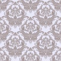 Seamless retro damask Wallpaper for Design