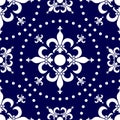 Seamless Retro Pattern [1] Royalty Free Stock Photo