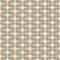 Seamless retro pattern, 1960s and 1970s style, mid-century modern