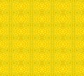 Seamless retro pattern yellow single color