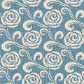 Seamless retro roses lace pattern