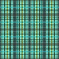 Seamless retro textile tartan checkered plaid pattern print