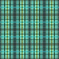 Seamless retro textile tartan checkered plaid pattern print Royalty Free Stock Photo