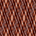 Seamless rhombic pattern in brown Royalty Free Stock Photo