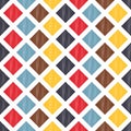 Seamless rhombus mesh pattern