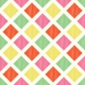 Seamless rhombus textured pattern Royalty Free Stock Photo