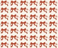 Seamless ribbon pattern