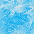 Seamless ripple pattern with abstract waves in blue and white colors Royalty Free Stock Photo
