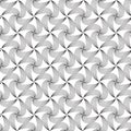 Seamless ripple pattern. Repeating vector texture. Wavy graphic background. Simple linear waves.