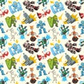 Seamless Robot pattern